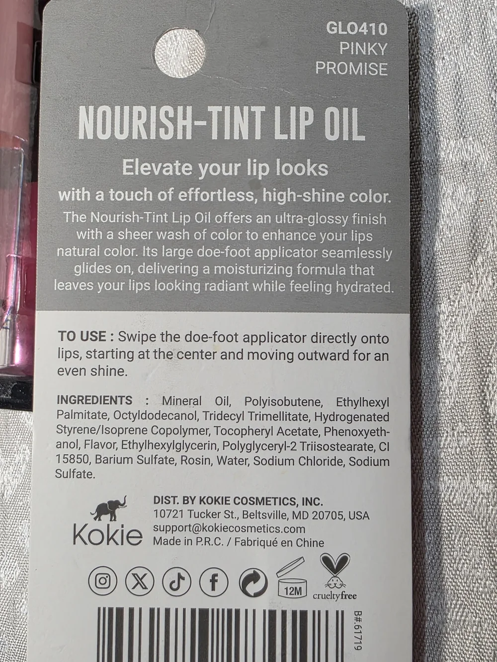 Nourish + Tint Lip Oil — Pinky Promise - Lot Of 4